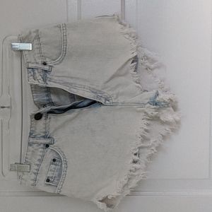 Urban Outfitters (BDG) White Denim Cutoffs